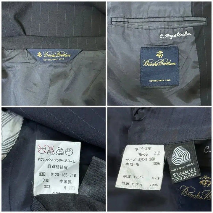 [BUNJANG] Brooks Brothers Striped Blazer / 브룩스브라더스 스트라이프 블레이저/100-105/네이비