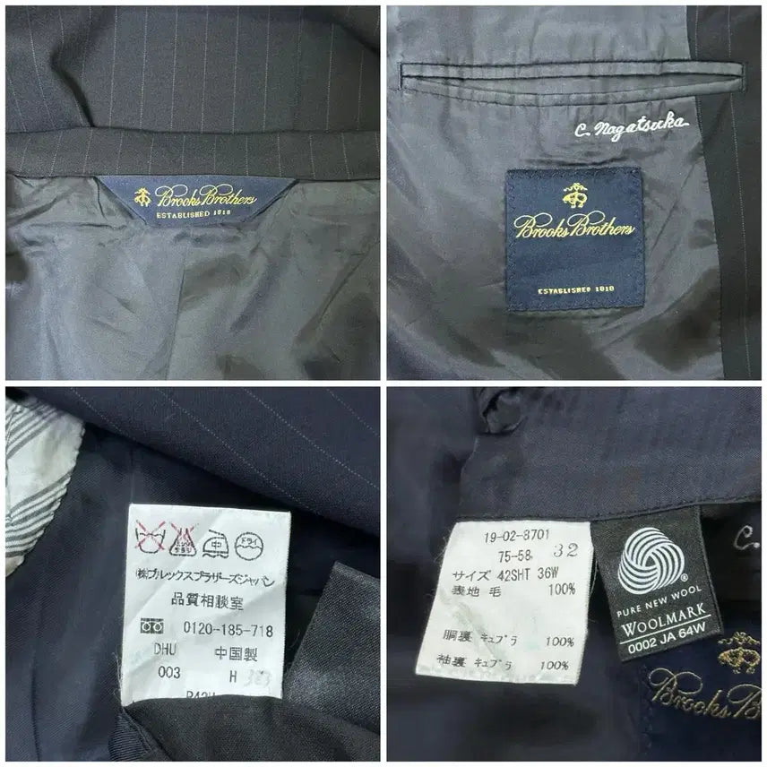 [BUNJANG] Brooks Brothers Striped Blazer / 브룩스브라더스 스트라이프 블레이저/100-105/네이비