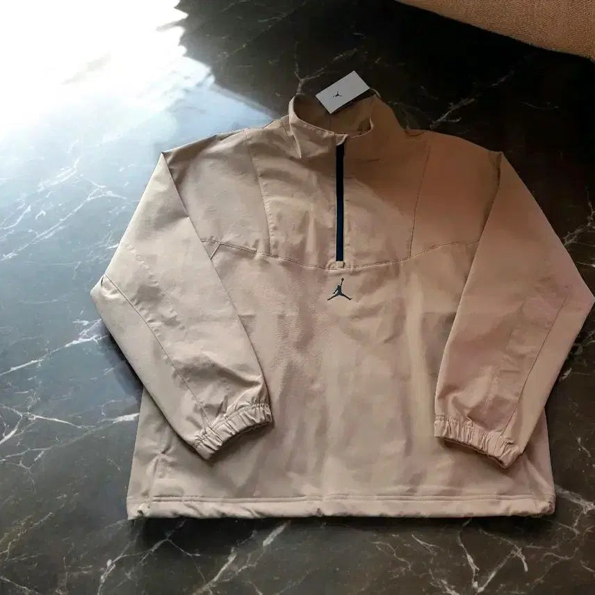 [BUNJANG] Nike Jordan Golf Anorak Jacket Beige Brown / 새제품XXL(110)나이키 조던 골프 아노락 바람막이 자켓 베이지 브라운