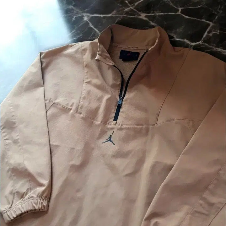 [BUNJANG] Nike Jordan Golf Anorak Jacket Beige Brown / 새제품XXL(110)나이키 조던 골프 아노락 바람막이 자켓 베이지 브라운