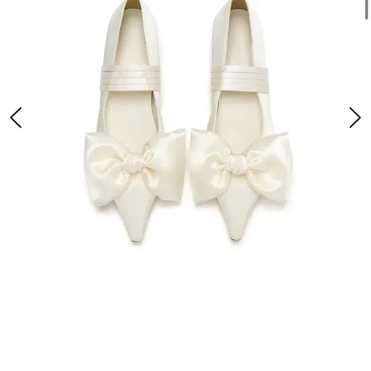 [BUNJANG] Dragon Blues Satin Ribbon Pumps / 드래곤블루스 리본 새틴 펌프스 아이보리