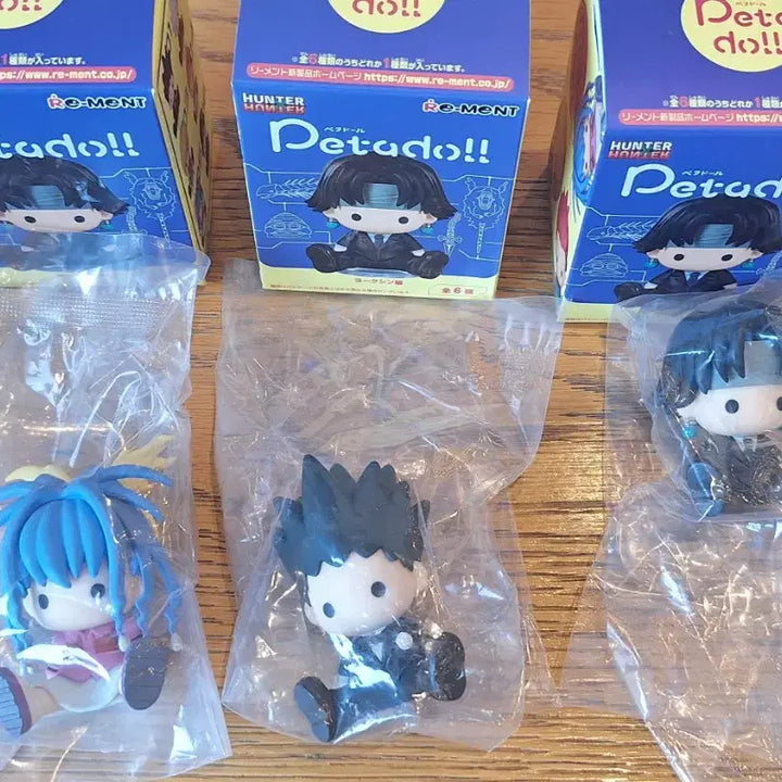 [BUNJANG] Hunter x Hunter Peta Doll Bundle Set / 헌터x헌터 페타돌 곤, 클로로, 네온 피규어
