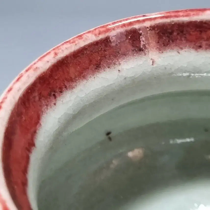 [BUNJANG] Oxblood Glaze Tripod Incense Burner / 홍유삼족향로 필세. 고6지름9