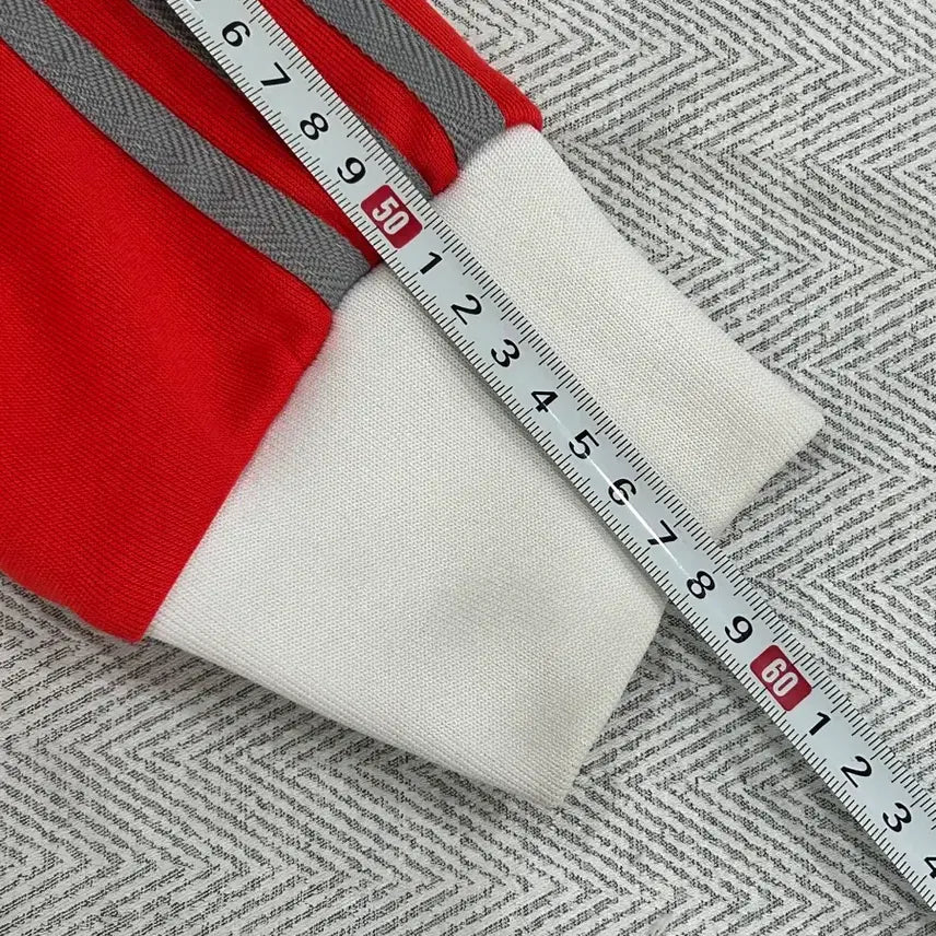 [BUNJANG] Adidas Vintage Track Top (White/Red) - Men&