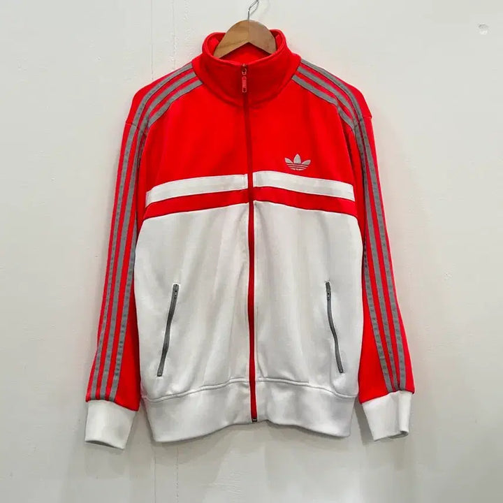 [BUNJANG] Adidas Vintage Track Top (White/Red) - Men&