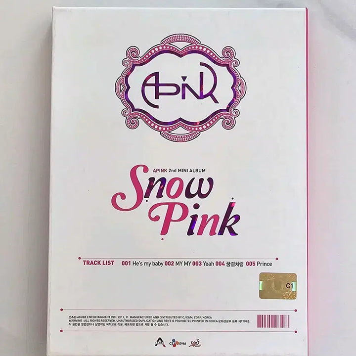 [BUNJANG] Apink Snow Pink CD Album / 에이핑크 미니 앨범 Snow Pink CD