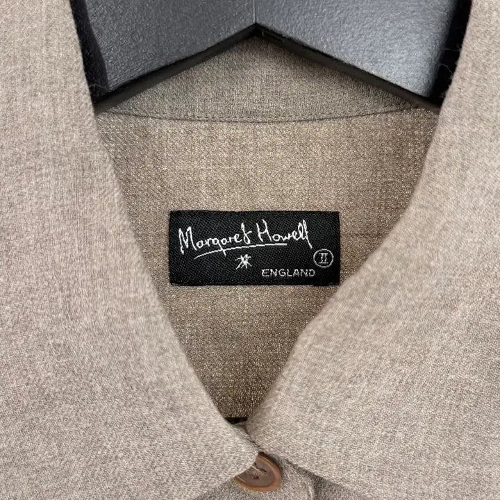 [BUNJANG] Margaret Howell Stone Linen Short Sleeve Button Shirt / 마가렛 호웰 스톤 린넨 숏 슬리브 버튼 셔츠