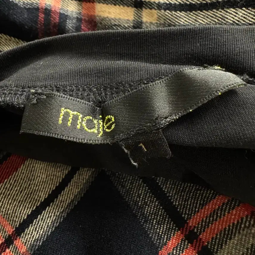 [SOLD OUT] maje 마쥬 여성 체크 셔츠 1사이즈
