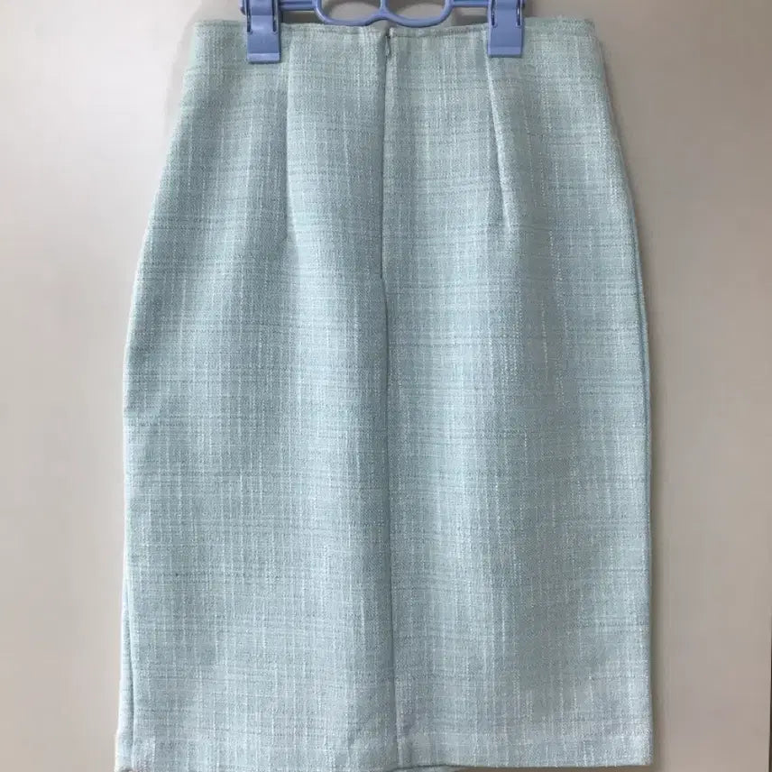 [BUNJANG] AHA srap Tweed Skirt / 새) AHA by srap 소라색 트위드 스커트