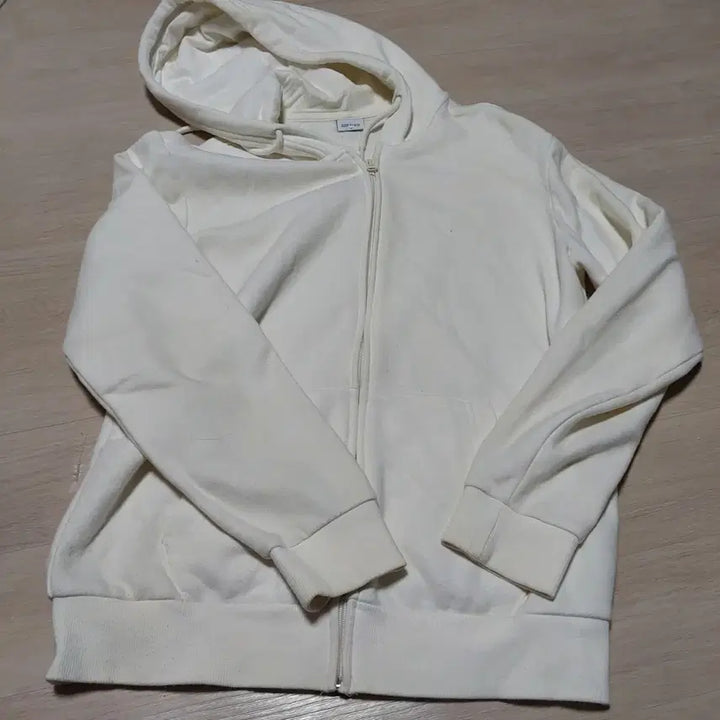 [BUNJANG] TOPTEN Ivory Hoodie Zip-Up / 탑텐 아이보리 후드집업