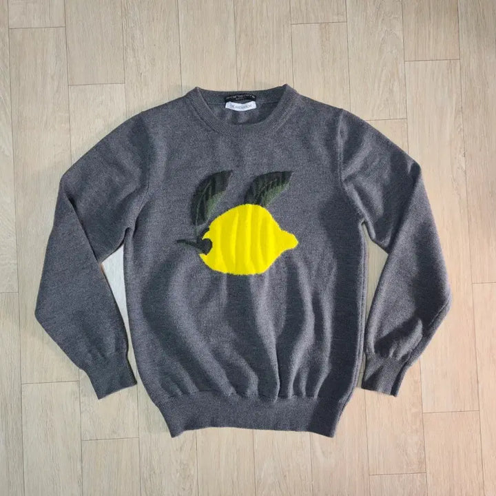 [BUNJANG] JW Anderson Charcoal Lemon Knit Sweater / S) JW앤더슨 챠콜 레몬 니트
