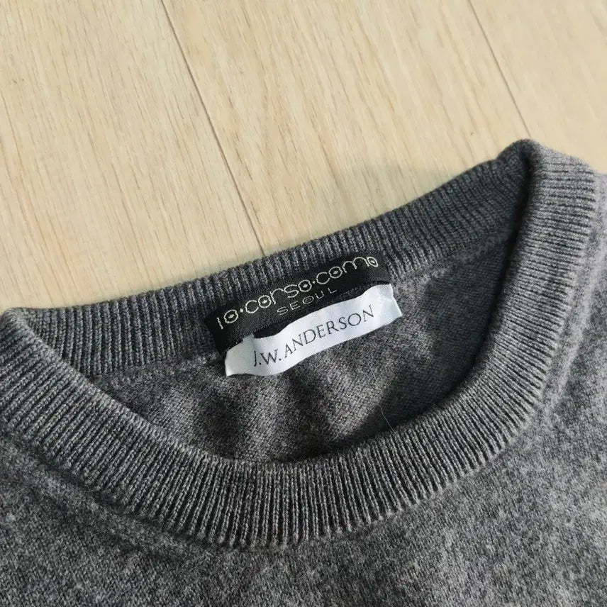 [BUNJANG] JW Anderson Charcoal Lemon Knit Sweater / S) JW앤더슨 챠콜 레몬 니트