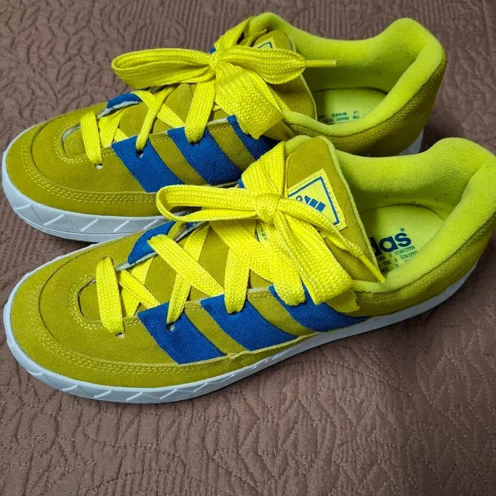 [BUNJANG] Adidas Adimatic Bright Yellow Sneakers 280 / 280 아디다스 아디메틱 스니커즈 운동화 [0736]