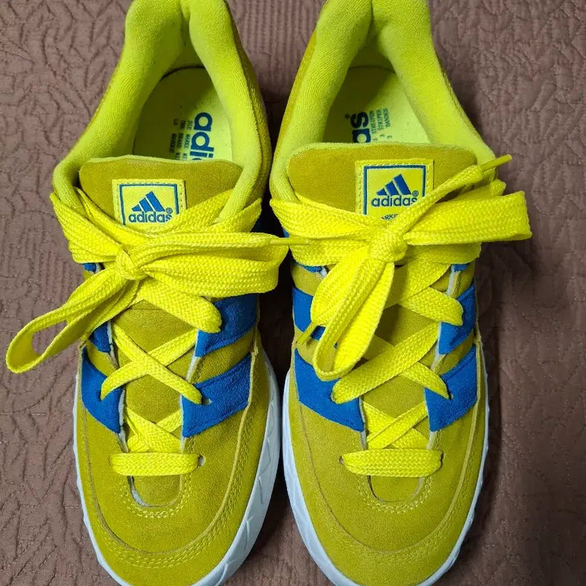 [BUNJANG] Adidas Adimatic Bright Yellow Sneakers 280 / 280 아디다스 아디메틱 스니커즈 운동화 [0736]