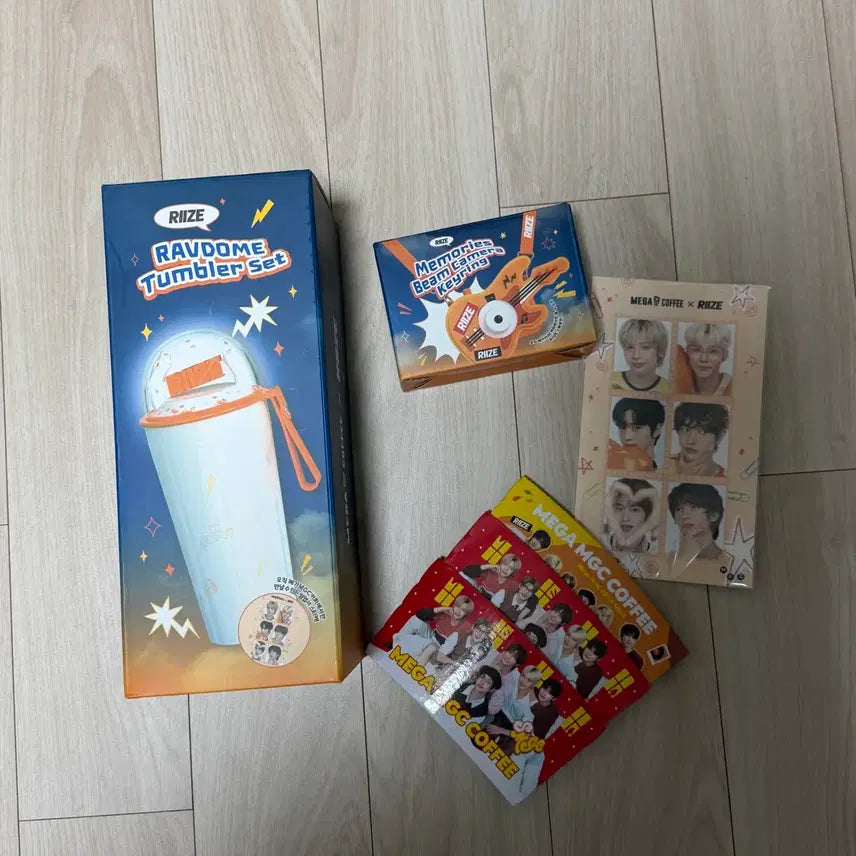 [BUNJANG] RIIZE Mega Coffee Tumbler, Keyring, Photocard Set / 라이즈 굿즈 텀블러 키링 포토카드 세트