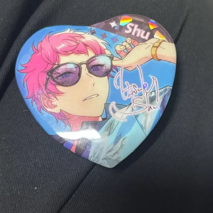 [BUNJANG] Ensemble Stars Shu Heart Can Badge / 급처) 앙스타 슈 캔벳지 판매