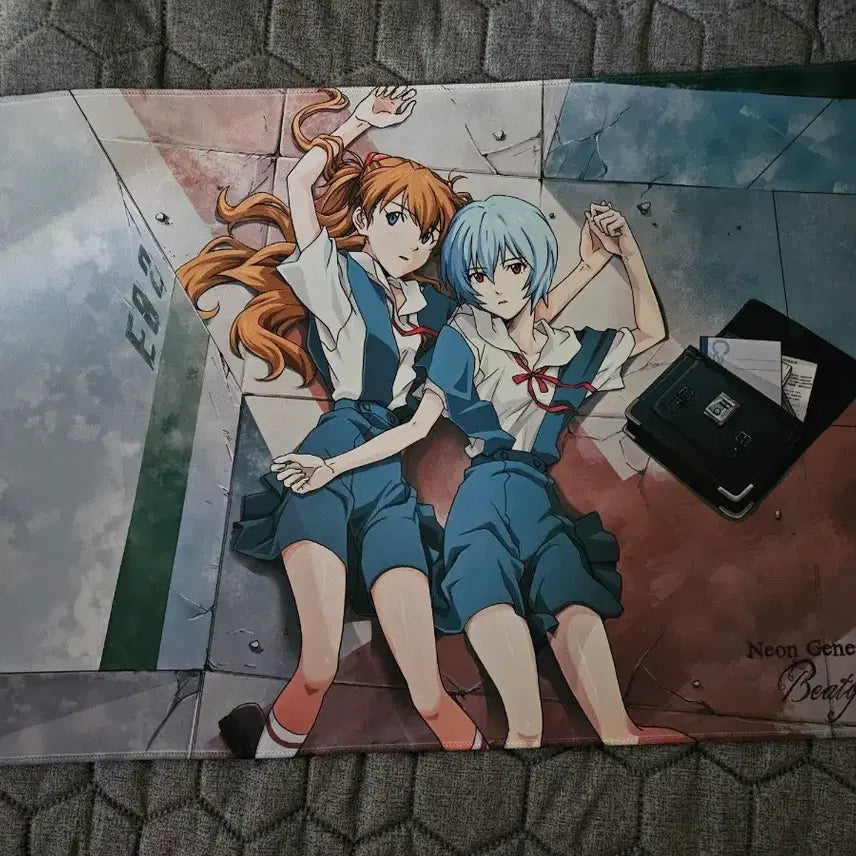 [BUNJANG] Evangelion Asuka Rei Extended Mousepad / 에반게리온 아스카 레이 장패드