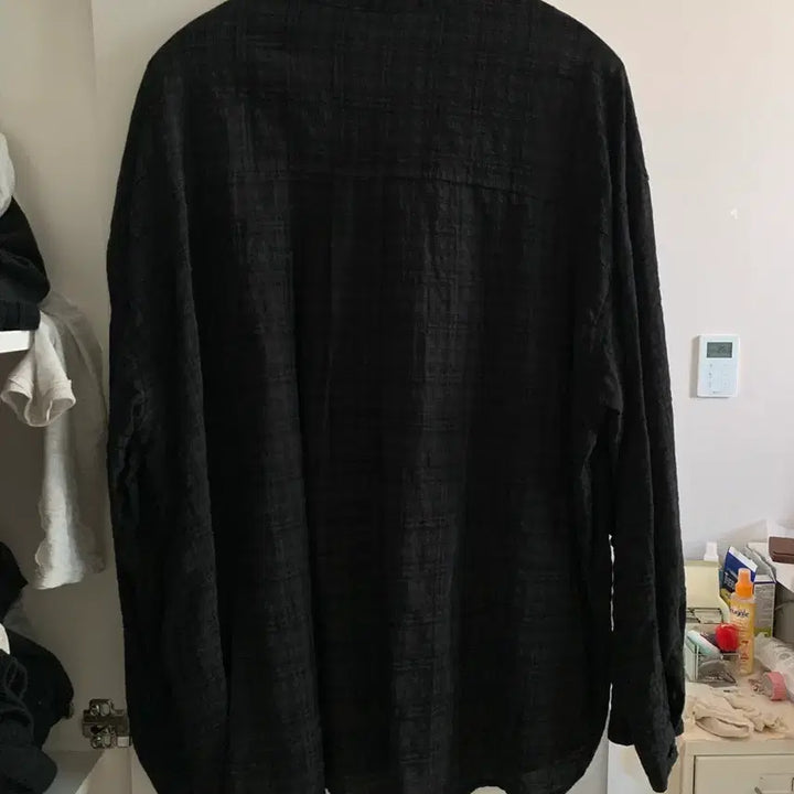 [BUNJANG] Roompecker Black Check Shirt / 룸페커 블랙 체크 셔츠