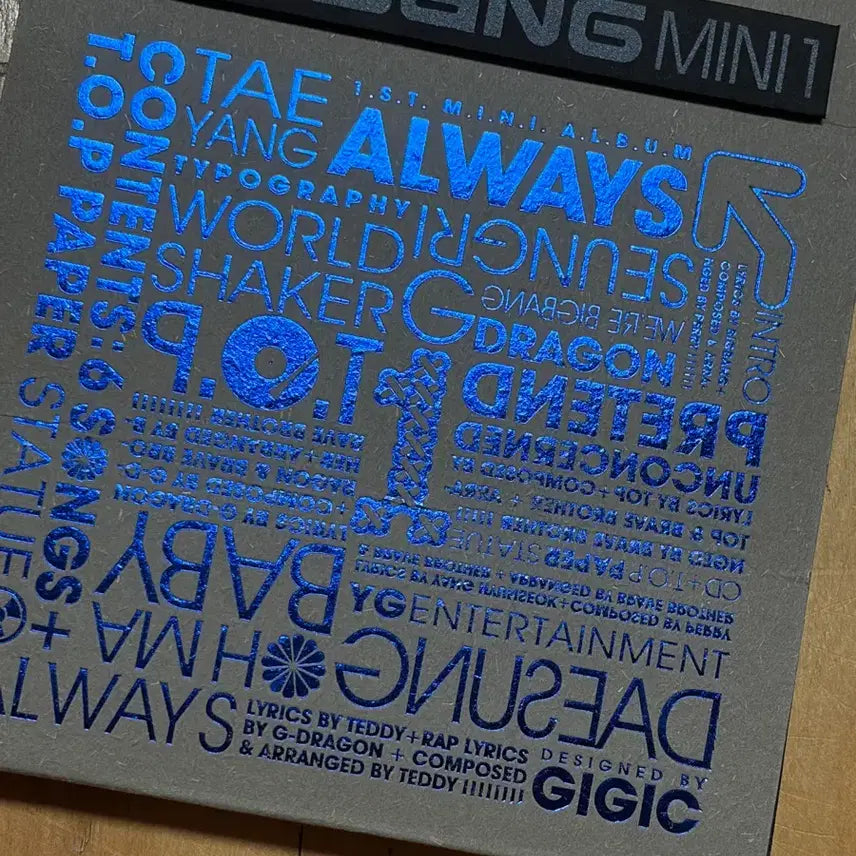 [BUNJANG] Bigbang Always Album (T.O.P Paper Doll) / 빅뱅 Always 미니앨범(탑 종이인형 있음)
