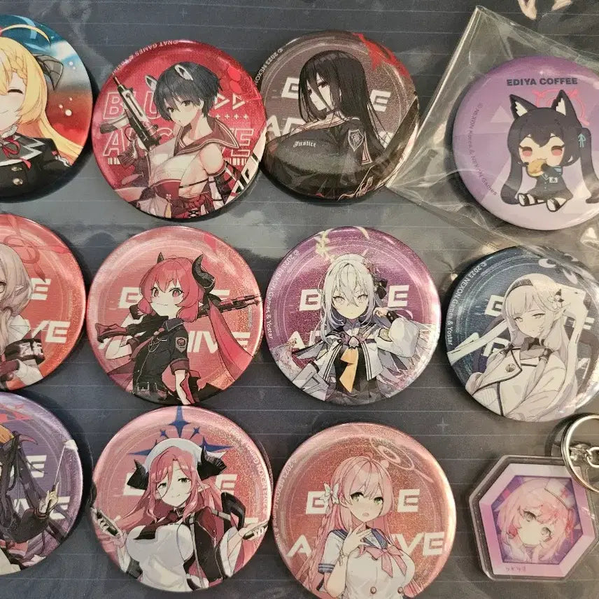 [BUNJANG] Blue Archive Official Can Badge / 블루아카이브 공식 캔뱃지