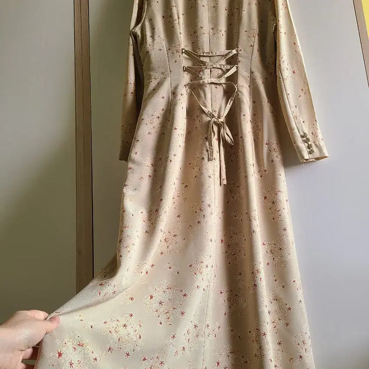 [BUNJANG] INTER SECT Floral Long Dress / 일본빈티지 INTER SECT 플로럴 고급롱 원피스66
