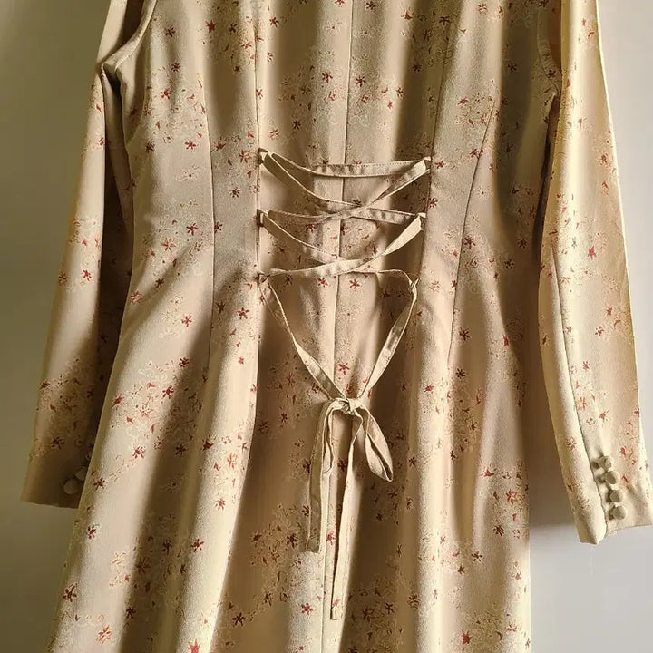 [BUNJANG] INTER SECT Floral Long Dress / 일본빈티지 INTER SECT 플로럴 고급롱 원피스66