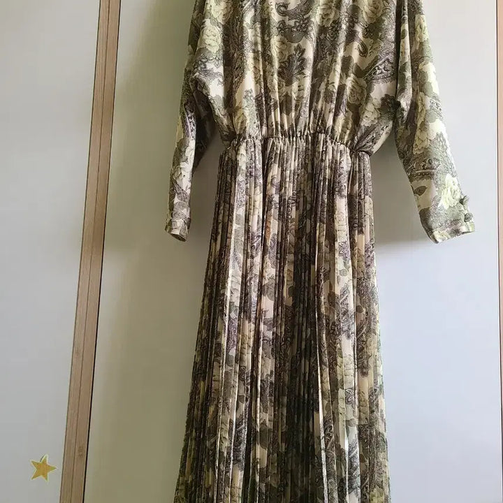 [BUNJANG] Vintage Floral Pattern Long Dress / 일본빈티지 플로럴 패턴 고급롱 원피스66