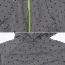[BUNJANG] Puma Gray Dot Green Hoodie Zip-up / 푸마 그레이 도트 그린 후드집업