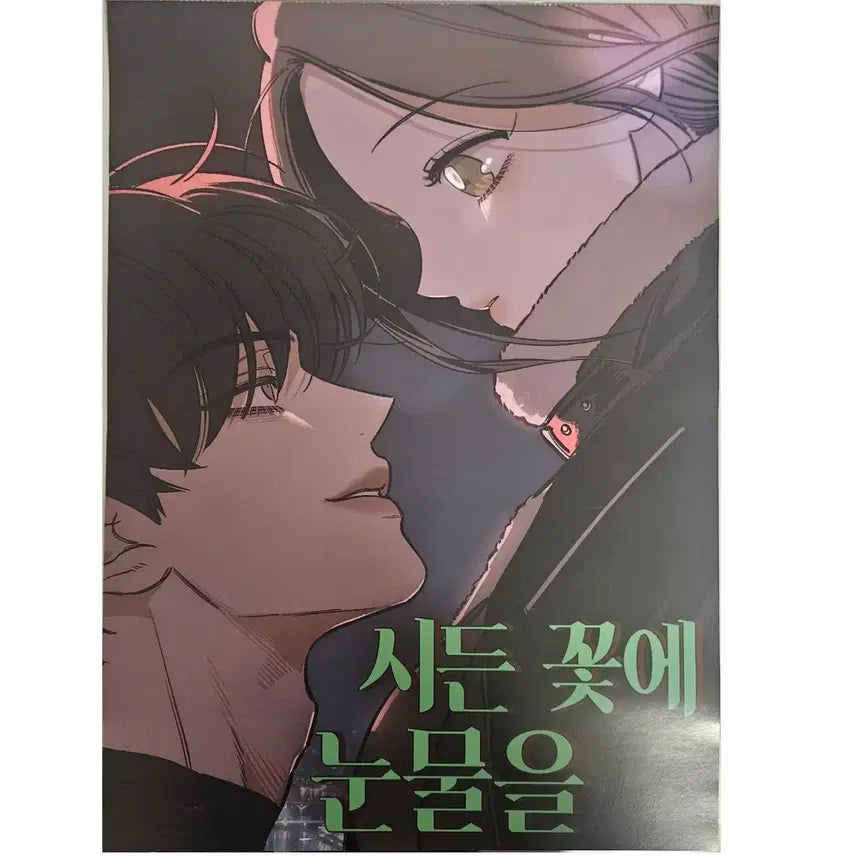 [SOLD OUT] 시든 꽃에 눈물을 일본 웹툰 표지 K-WEBTOON 범태하 나해수 포스터