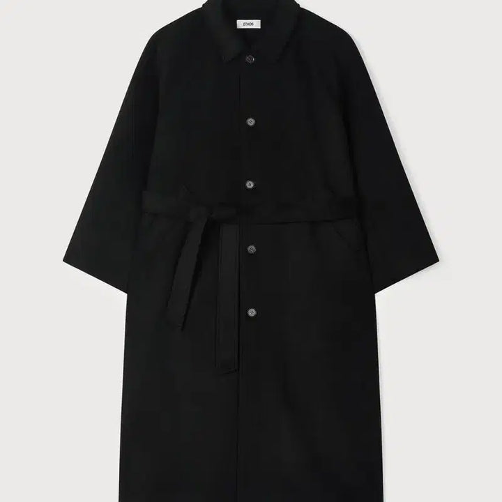 [BUNJANG] Ethos Raglan Coat Black / 에토스 래글런 코트 블랙