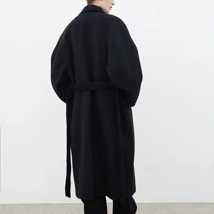 [BUNJANG] Ethos Raglan Coat Black / 에토스 래글런 코트 블랙