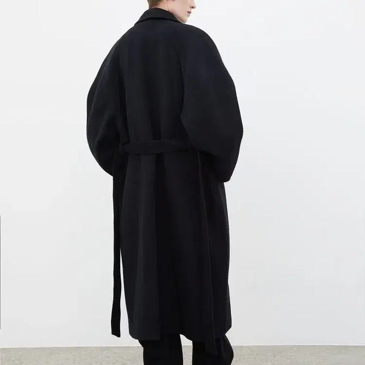 [BUNJANG] Ethos Raglan Coat Black / 에토스 래글런 코트 블랙