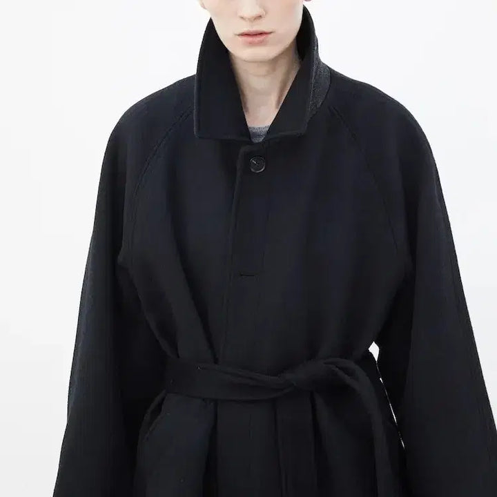 [BUNJANG] Ethos Raglan Coat Black / 에토스 래글런 코트 블랙