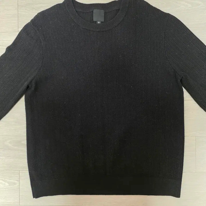 [BUNJANG] H&amp;M Waffle Knit Sweater Black XL / H&amp;M 와플 니트 Black XL
