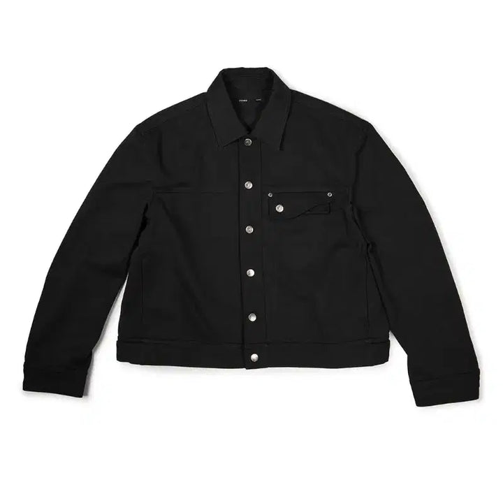 [BUNJANG] etce Double Flap Cropped Trucker Jacket L / (L) etce 크롭 더블 플랩 트러커