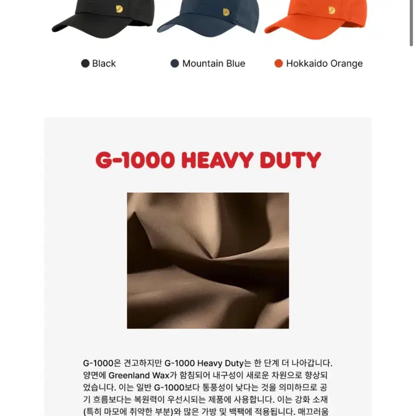 [BUNJANG] Fjallraven Bergtagen Hat Orange / 새상품 피엘라벤 베르그타겐 모자 오렌지, 네이비