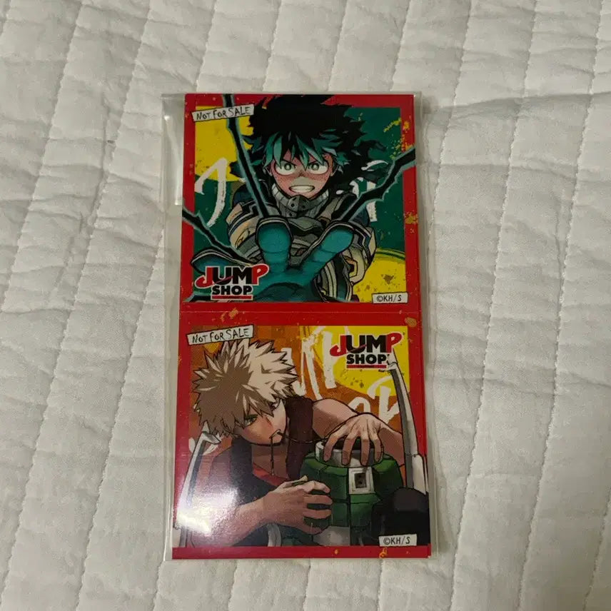[BUNJANG] Midoriya Bakugo Jump Shop POB Sticker Set / 미도리야 바쿠고 점프샵 특전 스티커 2장(새상품)