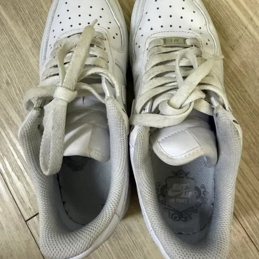 [BUNJANG] Nike Air Force 1 All White Sneakers / 나이키 에어포스 올빽 230