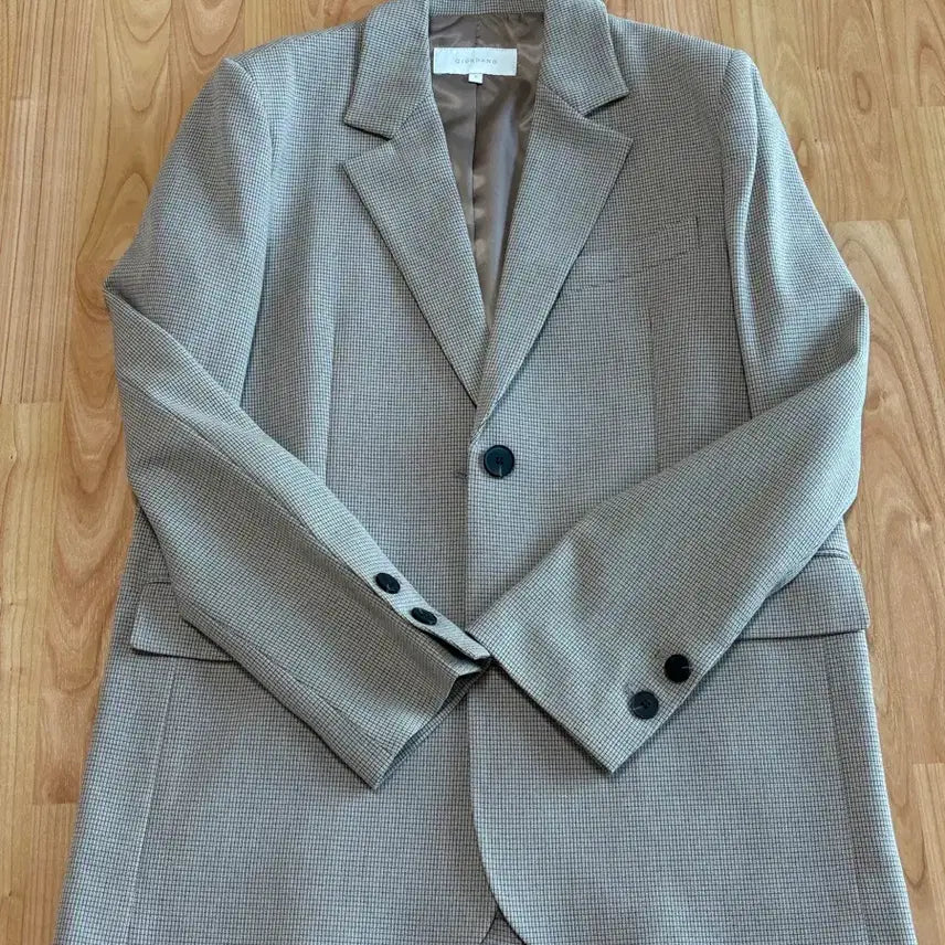[BUNJANG] Giordano Checkered Jacket S / 지오다노 체크 자켓 S