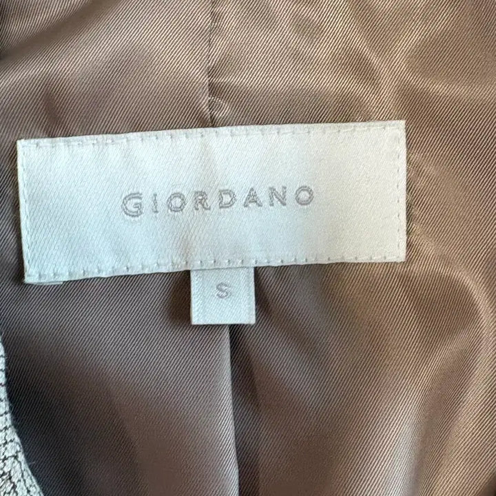 [BUNJANG] Giordano Checkered Jacket S / 지오다노 체크 자켓 S