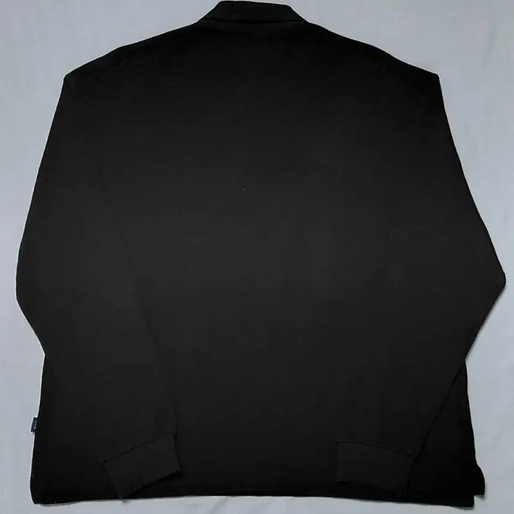 [BUNJANG] Yale Bulldog Embroidered Collar T-Shirt / [L] 예일(YALE) 불독 자수 카라티 블랙