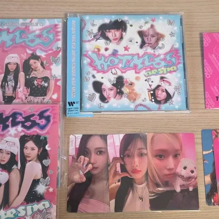 [SOLD OUT] 에스파 Hot Mess 일본 싱글 CD + 포토카드