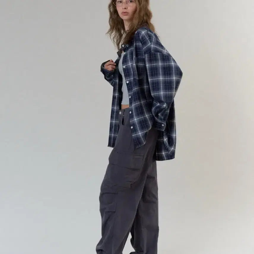 [BUNJANG] Headermint Cargo Pants Charcoal / 헤더먼트 카고 팬츠 차콜