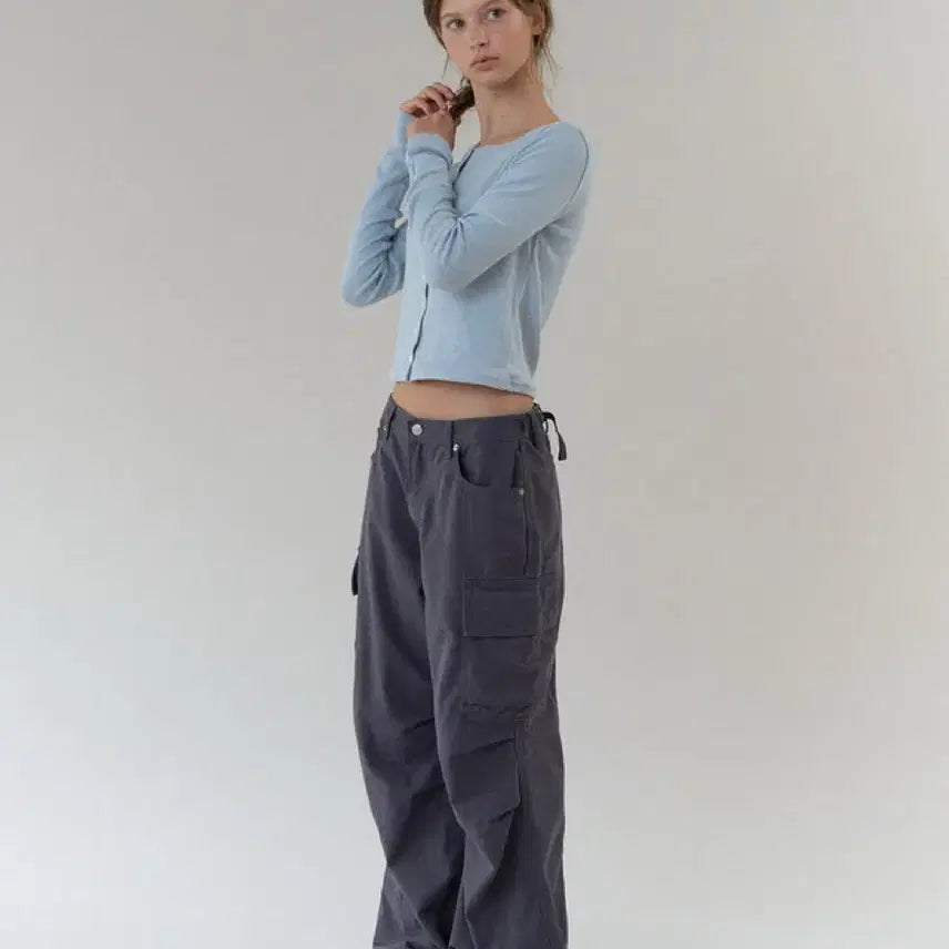 [BUNJANG] Headermint Cargo Pants Charcoal / 헤더먼트 카고 팬츠 차콜