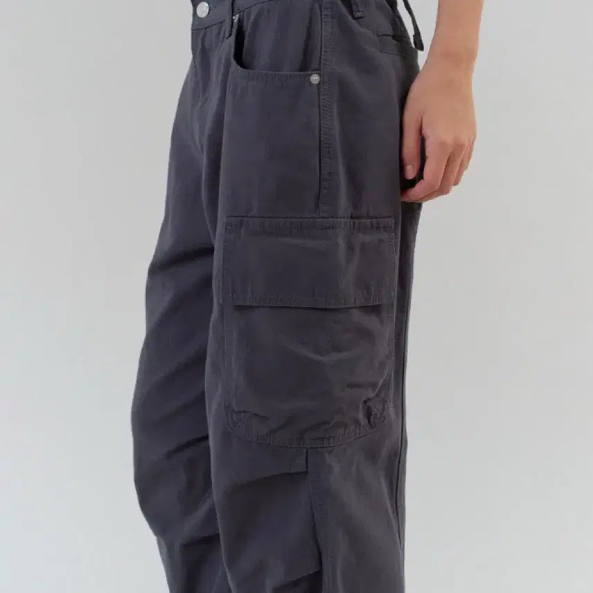 [BUNJANG] Headermint Cargo Pants Charcoal / 헤더먼트 카고 팬츠 차콜