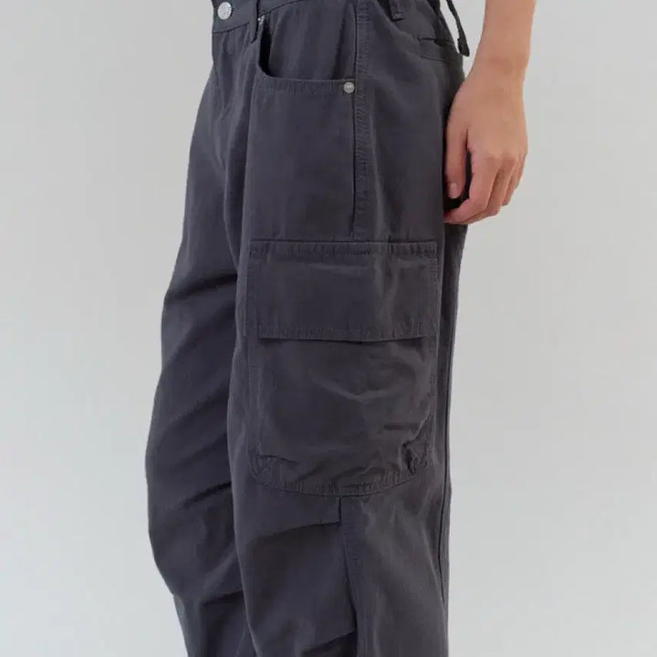 [BUNJANG] Headermint Cargo Pants Charcoal / 헤더먼트 카고 팬츠 차콜