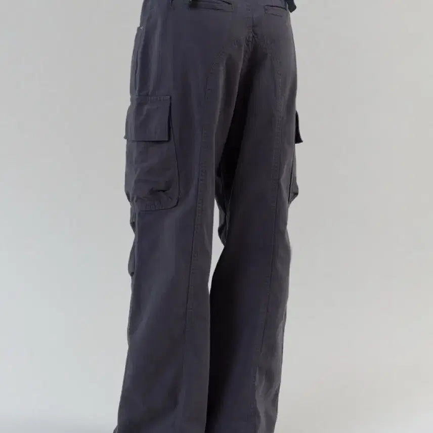 [BUNJANG] Headermint Cargo Pants Charcoal / 헤더먼트 카고 팬츠 차콜