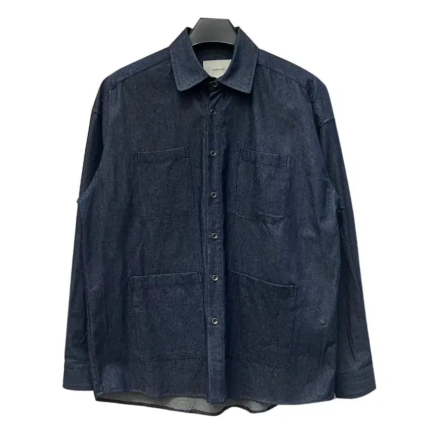[BUNJANG] Diamond Leila Raw Denim Oversized Shirt M / 다이아몬드 레이라 오버핏 생지 데님 셔츠 M