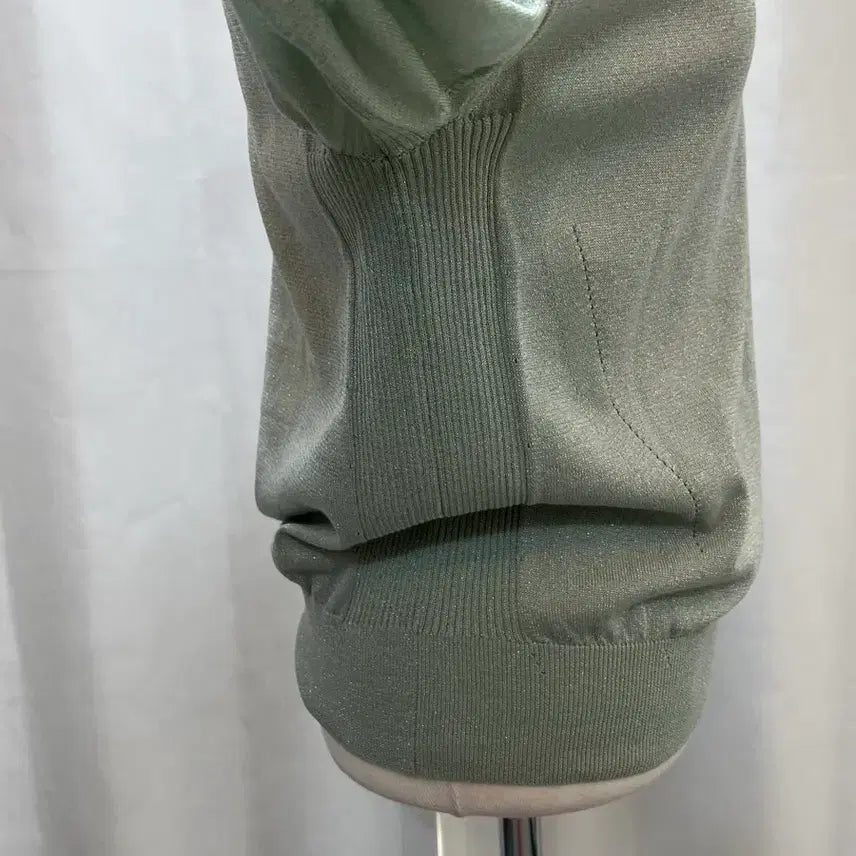 [BUNJANG] JONS 2023 Cashmere Blend Mint Pearl Knit Top / JONS 23년 캐시미어 혼방 민트 니트 85 새옷급 펄니트 봄니트