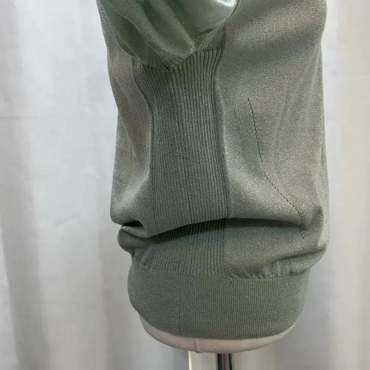 [BUNJANG] JONS 2023 Cashmere Blend Mint Pearl Knit Top / JONS 23년 캐시미어 혼방 민트 니트 85 새옷급 펄니트 봄니트